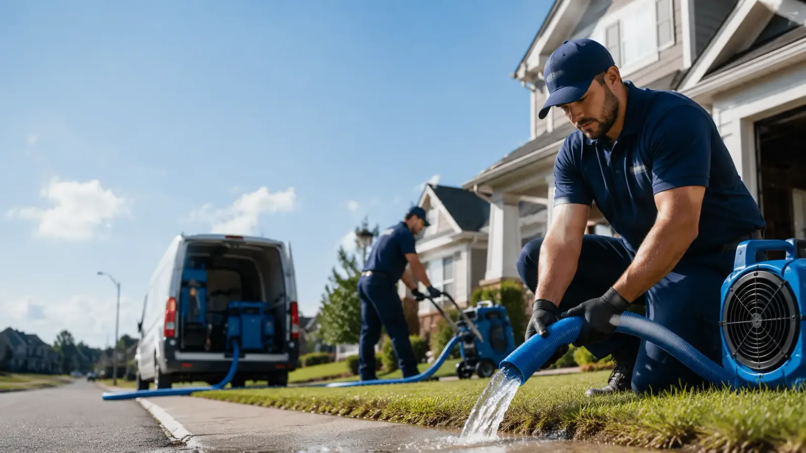 Flood Damage Restoration in Monroe Center, IL